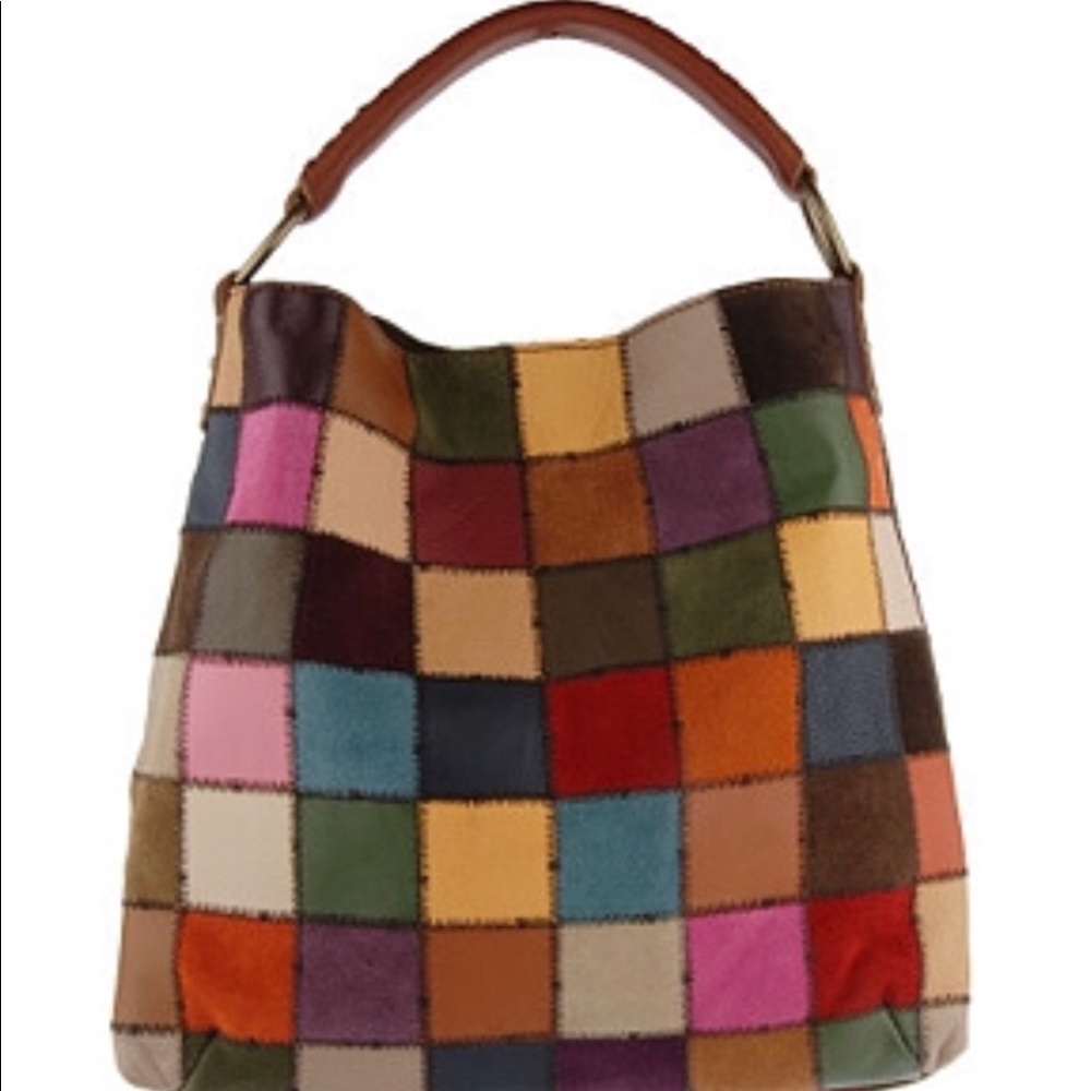 Lucky Brand Patchwork Hobo